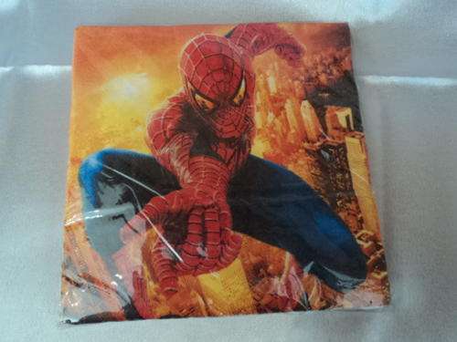 1X PACK OF SPIDERMAN THEME SERVIETTES 20PC!!!!! 16CM X 16CM