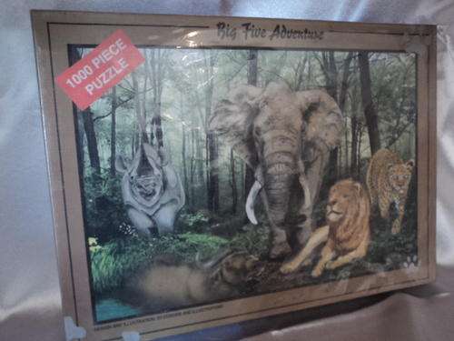 AWESOME 1000 PC BIG 5 PUZZLE!!!!!!! SEALED IN BOX!!