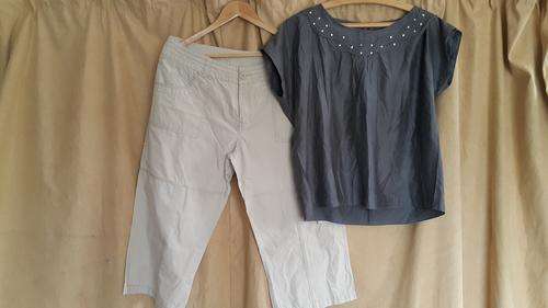 INSYNC 3/4 PANTS AND GORGEOUS GRAY TOP!!!!!!