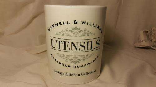 MAXWELL & WILLIAMS DESIGNER HOMEWARE!! COTTAGE KITCHEN COLLECTION UTENSILS HOLDER!!!! STUNNING!!!