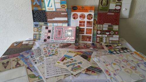 A VERY HUGE MIXED COLLECTION OF SCRAPBOOKING STICKERS!!!!!! FOR EVERY THEME, INCLUDES LETTERS!!!