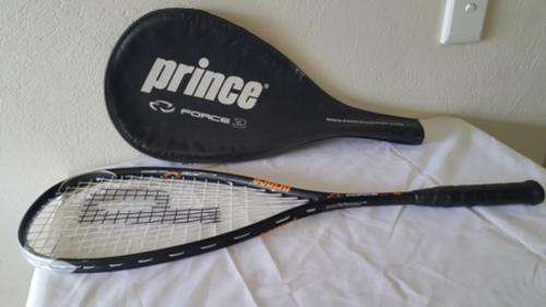 AN AMAZING PRINCE SQUASH RACQUET FORCE 3 RAGE TI FEATHERLITE FRAME!!!!!