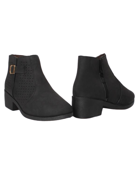URBAN KULTURE Ladies' Ankle Boots - BLACK | NAVY | TAN | Size 3 | 4 | 5 | 6 | 7 | 8