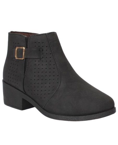 URBAN KULTURE Ladies' Ankle Boots - BLACK | NAVY | TAN | Size 3 | 4 | 5 | 6 | 7 | 8