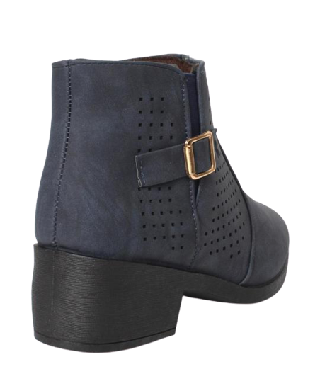 URBAN KULTURE Ladies' Ankle Boots - BLACK | NAVY | TAN | Size 3 | 4 | 5 | 6 | 7 | 8
