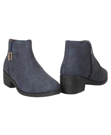 URBAN KULTURE Ladies' Ankle Boots - BLACK | NAVY | TAN | Size 3 | 4 | 5 | 6 | 7 | 8