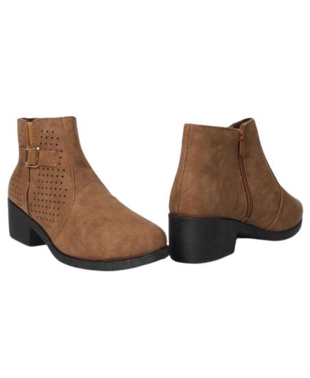 URBAN KULTURE Ladies' Ankle Boots - BLACK | NAVY | TAN | Size 3 | 4 | 5 | 6 | 7 | 8