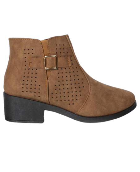 URBAN KULTURE Ladies' Ankle Boots - BLACK | NAVY | TAN | Size 3 | 4 | 5 | 6 | 7 | 8