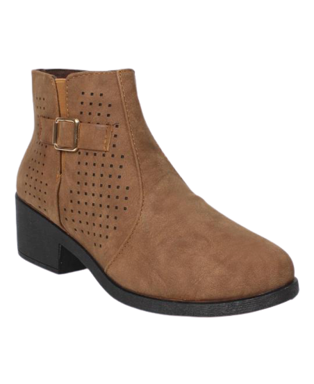 URBAN KULTURE Ladies' Ankle Boots - BLACK | NAVY | TAN | Size 3 | 4 | 5 | 6 | 7 | 8