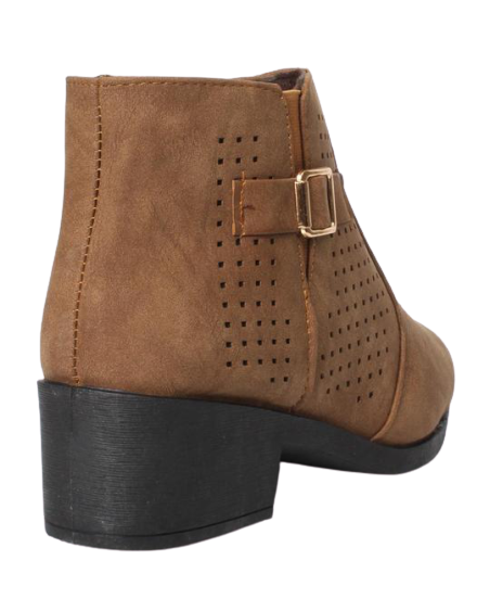 URBAN KULTURE Ladies' Ankle Boots - BLACK | NAVY | TAN | Size 3 | 4 | 5 | 6 | 7 | 8