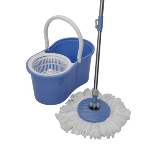 Fine Living Spin Mop Figure 8 Blue with Plastic