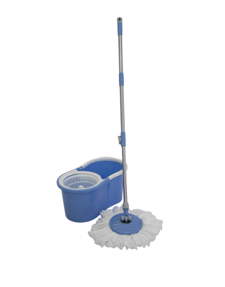 Fine Living Spin Mop Figure 8 Blue with Plastic