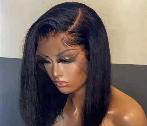 Short Bob wig lace front human hair wig