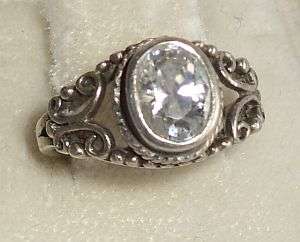 A REMARKABLE STERLING SILVER RING