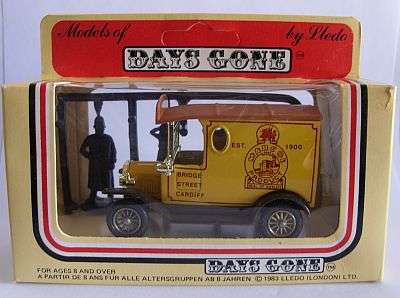 1983 VINTAGE MINT IN BOX LLEDO DIE CAST VEHICLE ADVERTISING MARCOL PRODUCTS ....LAST TWO !!!