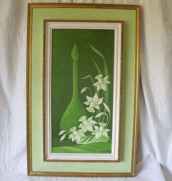 A SPECTACULAR ORIGINAL OIL ON BOARD BY RONEL STALEY ........ LOW POSTAGE FOR A BIG ONE !!!