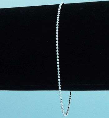 MARVELOUS 18.5 CM STERLING SILVER BEAD BRACELET !!! WOW !!! 10 ON AUCTION !!! FREE COMBINING !!!