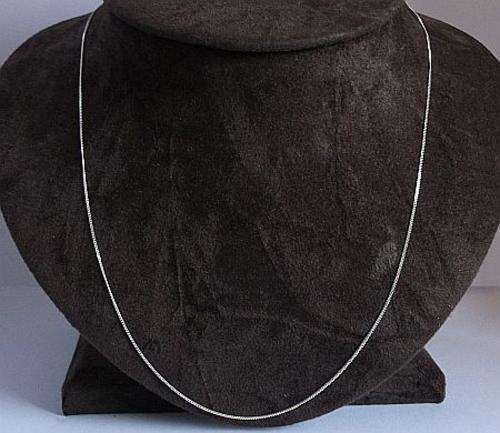 GREAT QUALITY 45 CM STERLING SILVER NECKLACE !!! BIDDING IS PER NECKLACE ...FREE COMBINING !!!