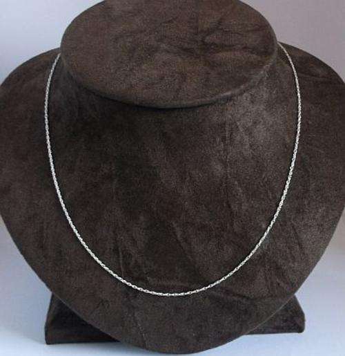 5 ON AUCTION !!! 40 CM STERLING SILVER NECKLACE !!! BIDDING IS PER NECKLACE ...FREE COMBINING !!!