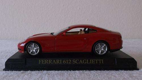 1:43 FERRARI 612 SCAGLIETTI DIE CAST MODEL ON STAND ...AWESOME DETAILS