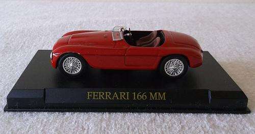 1:43 FERRARI 166 MM DIE CAST MODEL ON STAND ...AWESOME DETAILS