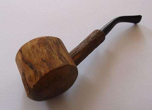 SMOKING PIPE - UNUSUAL GENUINE CHERRY - MADE IN FRANCE