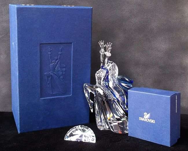 A BEAUTIFUL LARGE HEAVY SOLID SWAROVSKI ISADORA FIGURE ..BOXED ...MUST HAVE PIECE !!!