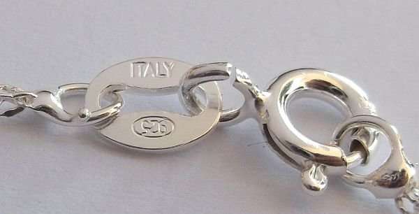 A STERLING SILVER NECKLACE PLUS A STERLING SILVER CROSS PENDANT ...SEE PICS
