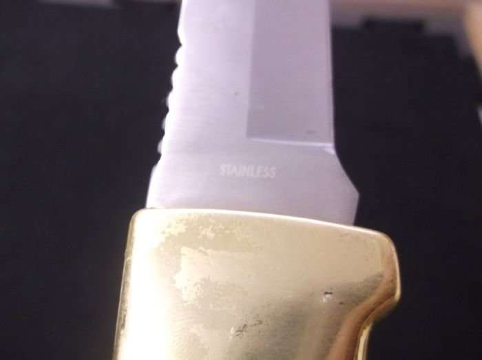BIG 5 ...." LION " ....COLLECTORS KNIFE....GREAT BLADE....GOOD WEIGHT....AWESOME GIFT...WOW