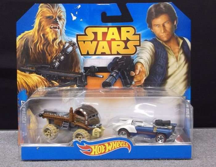 SO WICKED !! QUALITY !!! HOTWHEELS ""STAR WARS"" CHARACTER VEHICLES SET...CHEWBACCA & HAN SOLO ..WOW