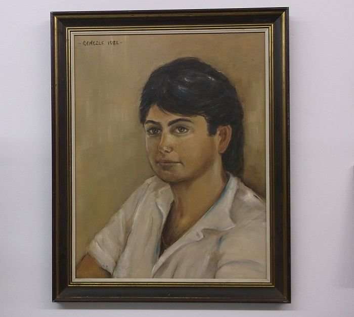 A RARE ORIGINAL OIL ON BOARD BY LISTED ARTIST BOBBIE RENECLE ....EXCELLENT WORK !!!