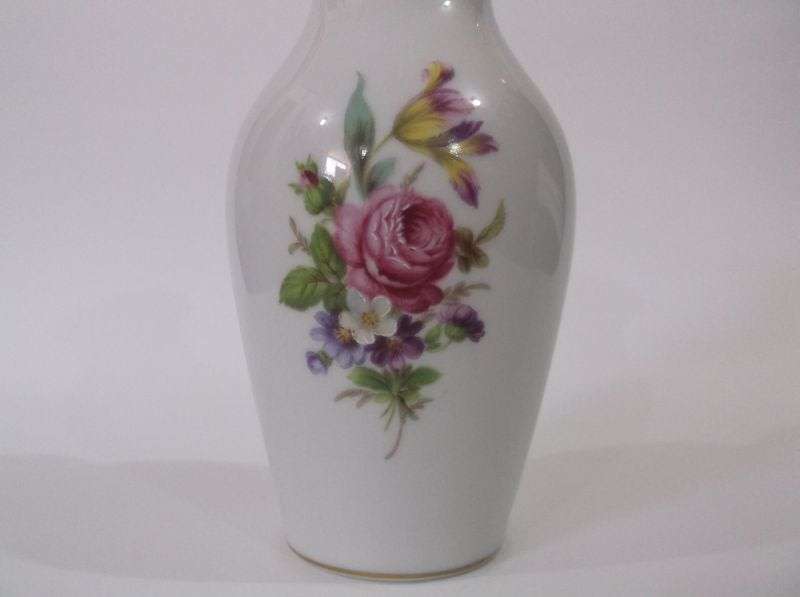 A Vintage porcelain Vase by Lindner , Bavaria