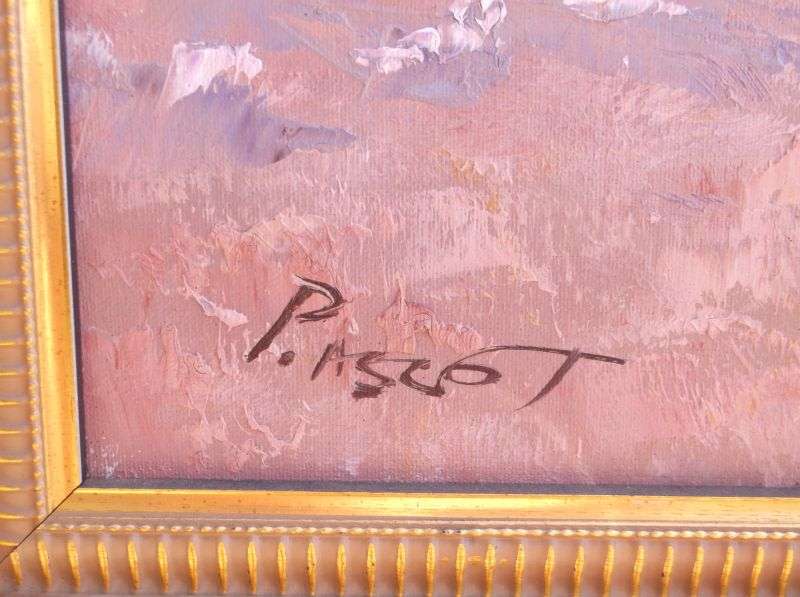 ASEMROWEND !! ORIGINAL OIL ON BOARD OF A SEASCAPE BY KNOWN SA ARTIST PAUL ASCOT ....GREAT WORK !!!