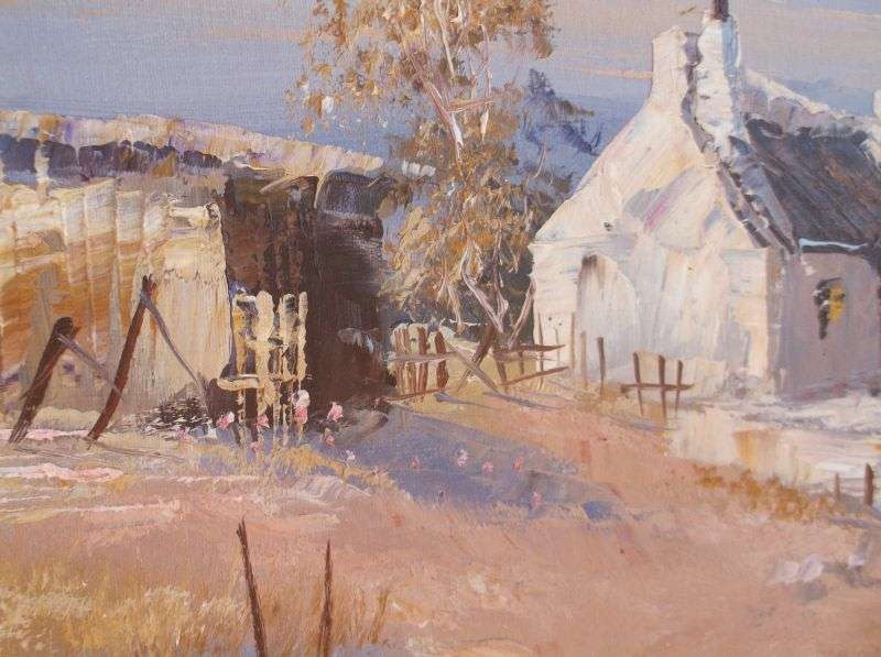 ASEMROWEND !! ORIGINAL OIL ON BOARD OF A SEASCAPE BY KNOWN SA ARTIST PAUL ASCOT ....GREAT WORK !!!