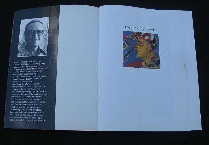 AWESOME SUPER RARE 1 OF A KIND AUTOGRAPHED CHRISTO COETZEE ART BOOK WITH PROVENANCE ...WOW !!!!