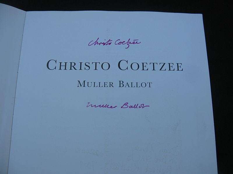 AWESOME SUPER RARE 1 OF A KIND AUTOGRAPHED CHRISTO COETZEE ART BOOK WITH PROVENANCE ...WOW !!!!