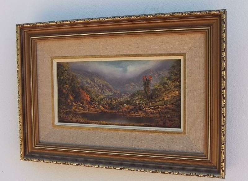 A GORGEOUS ORIGINAL OIL ON BOARD LANDSCAPE BY LISTED ARTIST LOUISE REPSOLD !! INVESTMENT PIECE !!