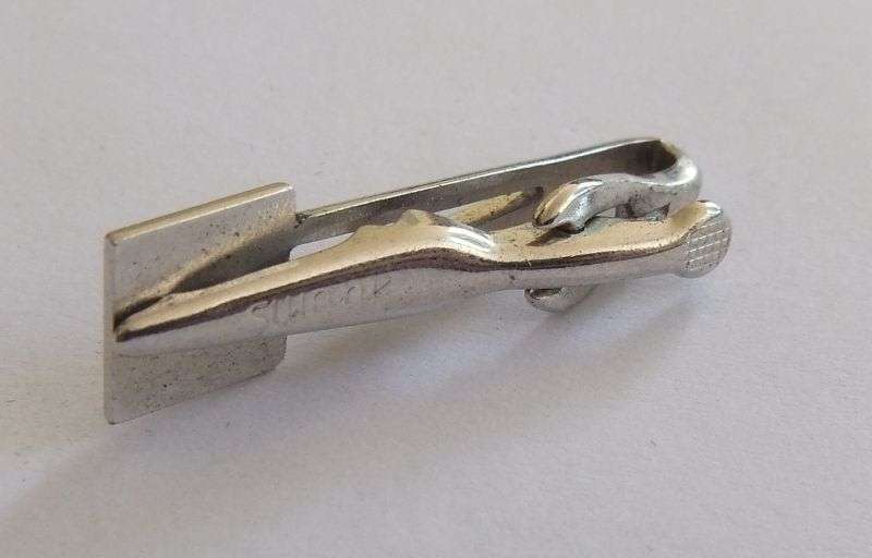 TIE PIN / CLIP - INITIAL ""S""