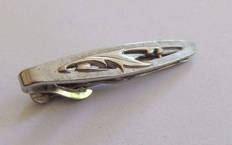 TIE PIN / CLIP - SILVER TONE