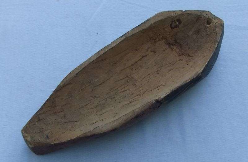 Wicked find !! A scary looking Vintage solid wood carved Traditional African mask