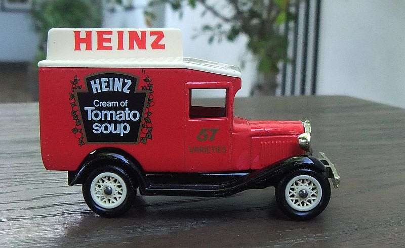 WOW !! A DETAILED VINTAGE 1983 DIE CAST METAL MODEL BY LLEDO ENGLAND ISSUED TO ADVERTISE ""HEINZ""