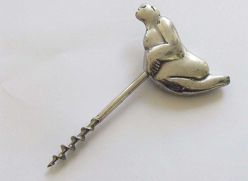 WOW !! AN ABSOLUTELY COOL CORKSCREW DESIGNED BY THE FAMOUS CARROL BOYES ...CLEARLY MARKED !!