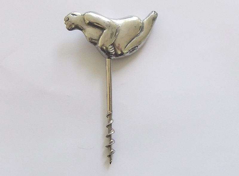 WOW !! AN ABSOLUTELY COOL CORKSCREW DESIGNED BY THE FAMOUS CARROL BOYES ...CLEARLY MARKED !!