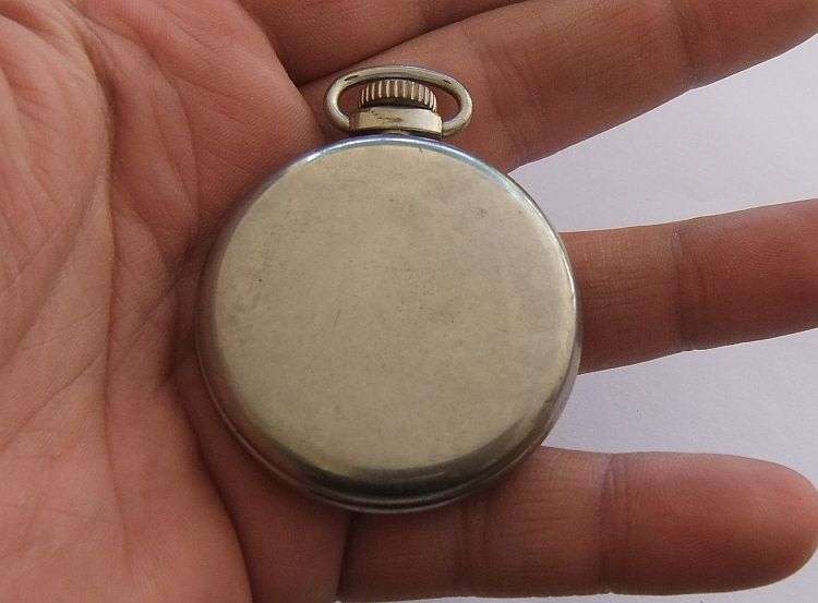 TOO COOL !! A VINTAGE " ZOBO " POCKET WATCH BY WESTCLOX U.S.A IN WORKING CONDITION !! RARE FIND !!