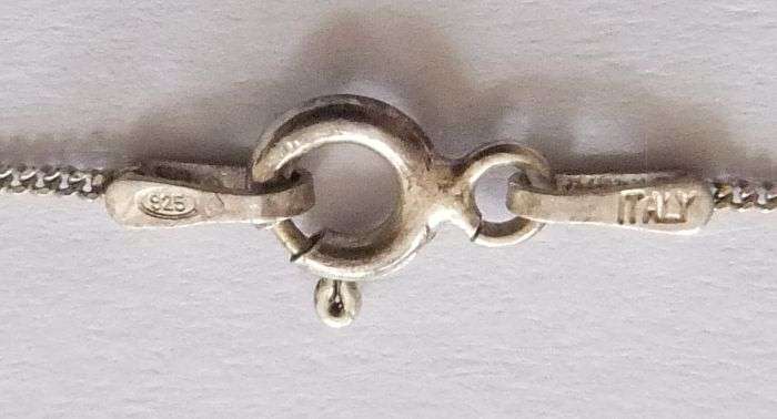 FIVE AVAILABLE !! DAINTY LADIES GENUINE SOLID STERLING SILVER NECKLACES !! BID PER NECKLACE !!