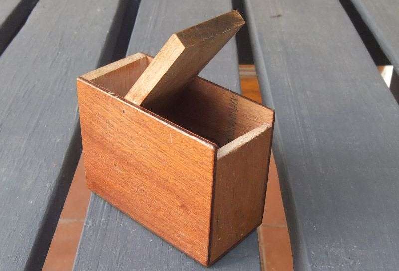 A VINTAGE N.G CHURCH MONEY BOX FOR DONATIONS