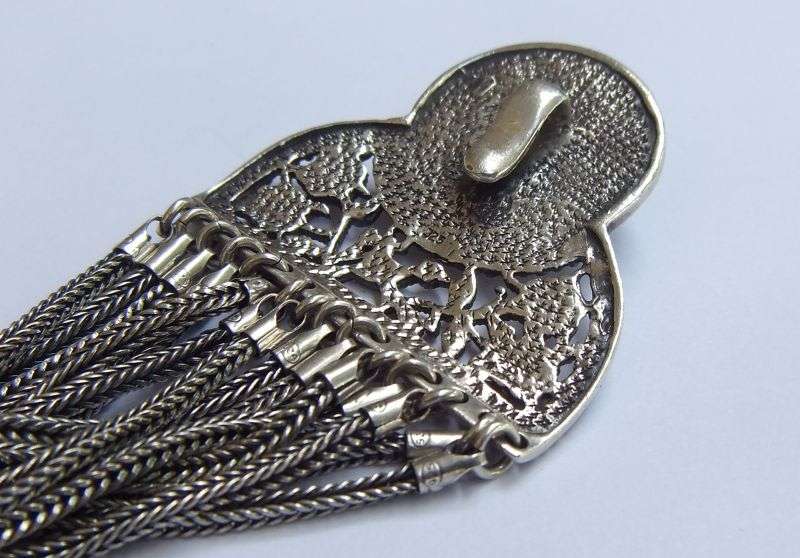 THE MOST EXQUISITE SOLID STERLING SILVER BRACELET EVER WITH MULTIPLE STRANDS !! FULLY STAMPED !!