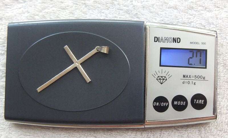 DIVINE DEAL !! A LOT OF THREE SOLID STERLING SILVER CROSS PENDANTS ...ONE BID FOR ALL