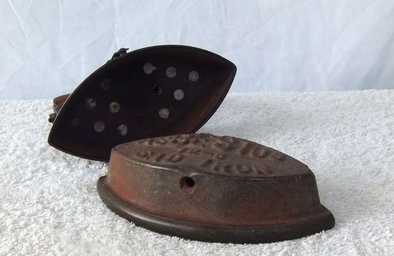 THE BEST LOOKING ANTIQUE ""SAD IRON"" I HAVE EVER SEEN ...REALLY WELL LOOKED AFTER !! MUST HAVE !!