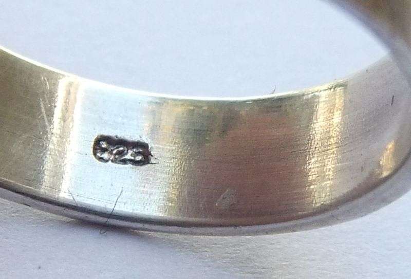 LOVE !! HOPE !! FAITH !! A GOOD QUALITY SOLID STERLING SILVER RING OF VIRTUES !! FREE COMBINING !!